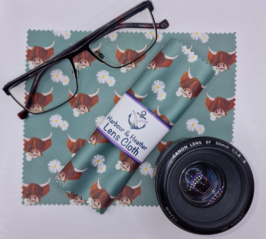Daisy the Highland Coo - Lens Cloth