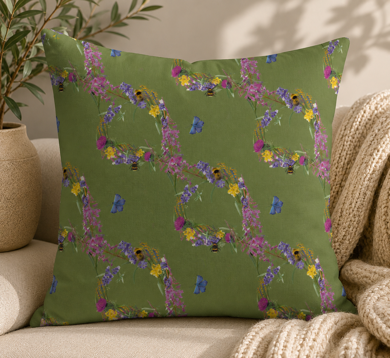 Strength in Bloom - Cushion