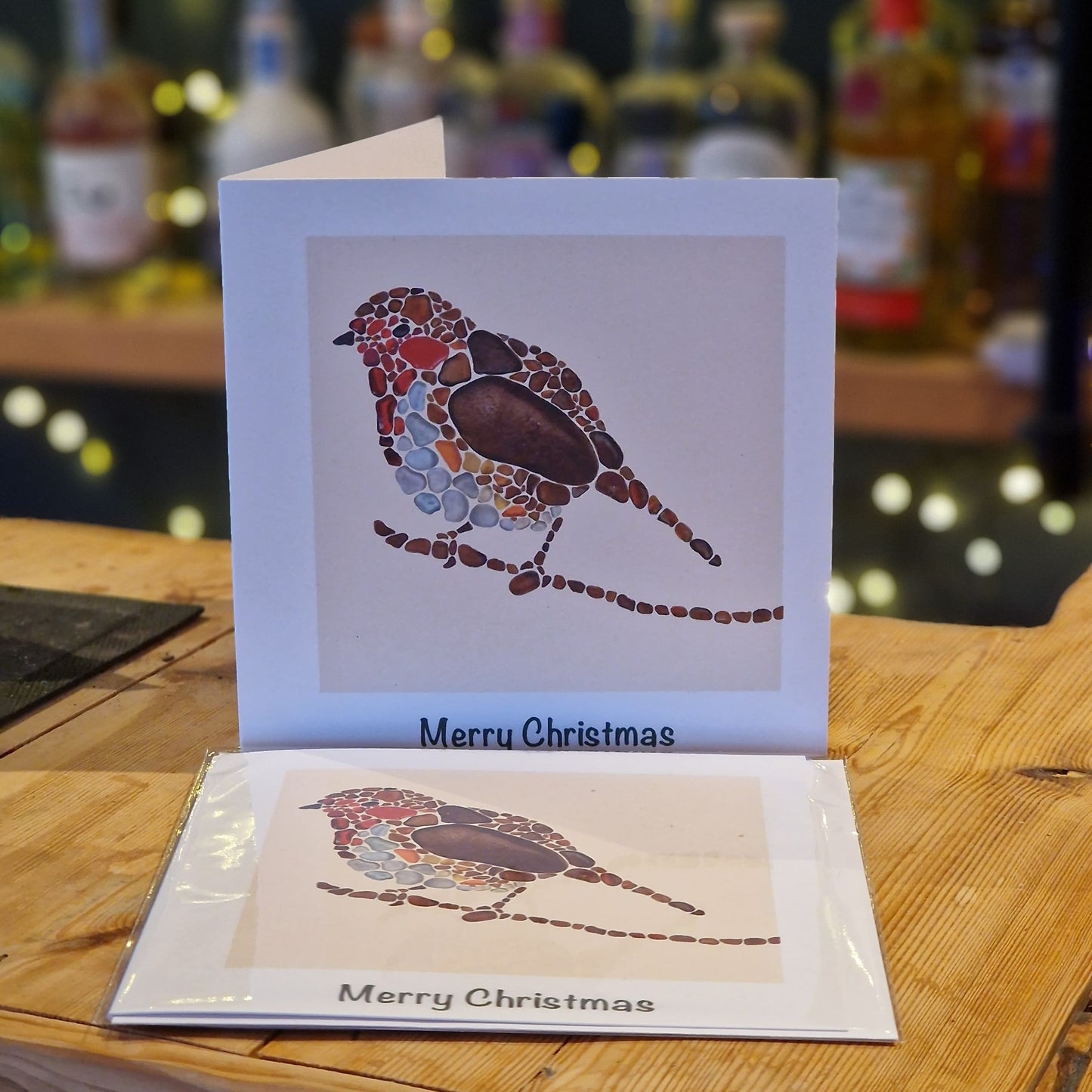 Sea glass Christmas Cards