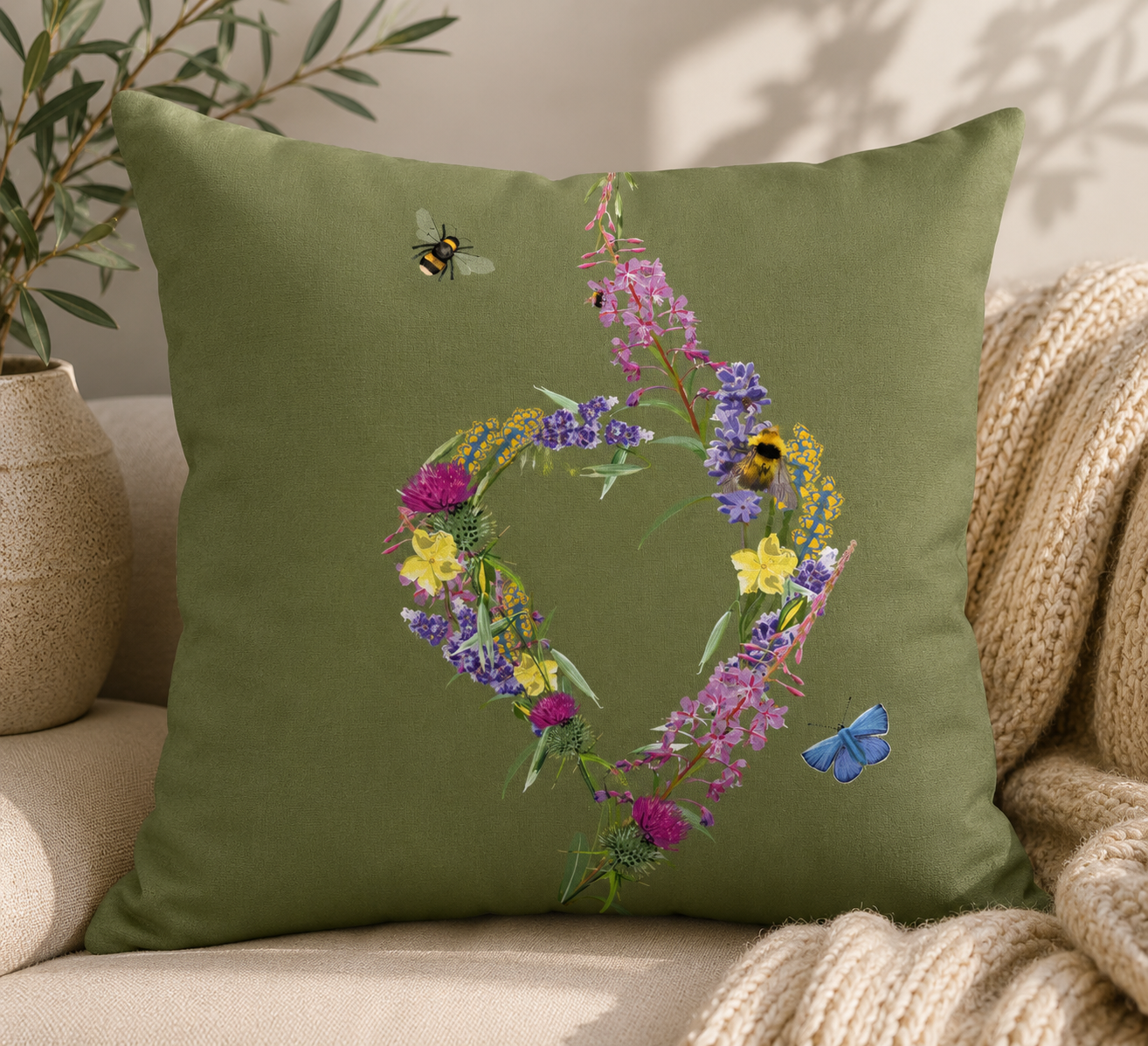 Strength in Bloom - Cushion