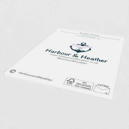 The View South – Caithness Coast A5 Blank Greeting Card | Scottish Coastal Art Card