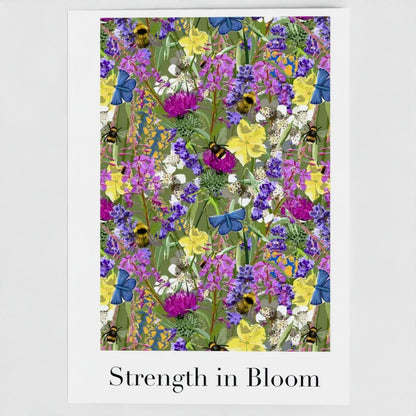 Strength in Bloom - Greeting Card