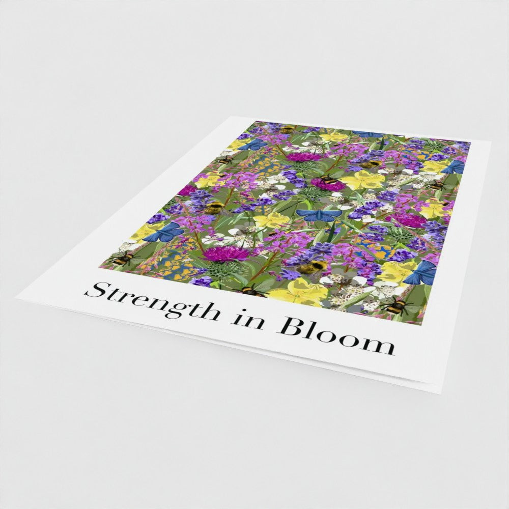 Strength in Bloom - Greeting Card