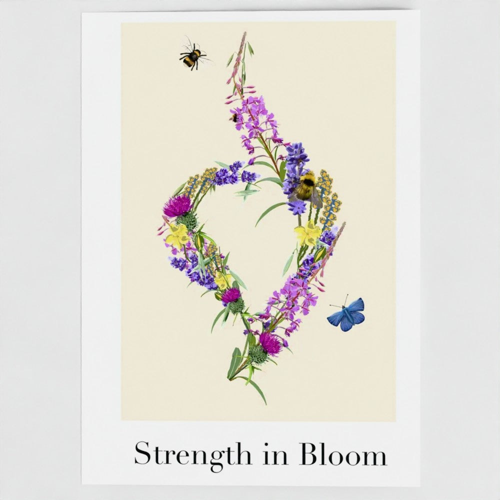 Strength in Bloom - Greeting Card