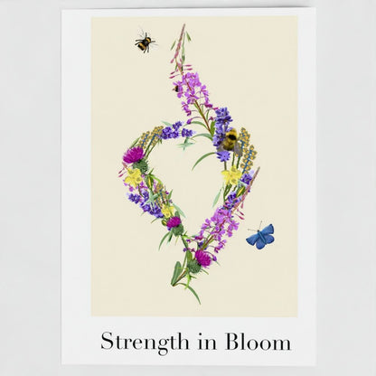 Strength in Bloom - Greeting Card