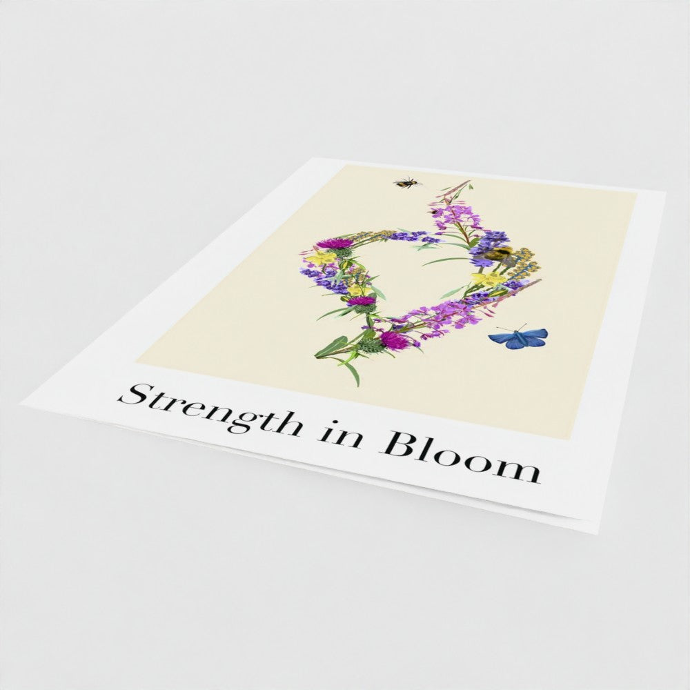 Strength in Bloom - Greeting Card
